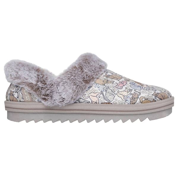 Womens Skechers Slip-ins&#174; Bobs Cozy Kiss - B Purrfect Slippers