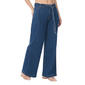 Womens Nicole Miller Super High Rise Belted Wide Leg Jeans - image 4