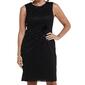 Womens Connected Apparel Sequin Lace Rosette Sheath Dress - image 3