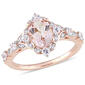Gemstone Classics&#40;tm&#41; 10kt. Rose Gold Sapphire Ring - image 1