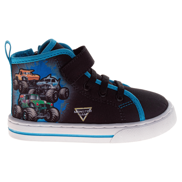Little Boys Monster Jam Canvas High-Top Sneakers