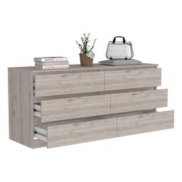 FM FURNITURE Seul 6 Drawer Double Dresser