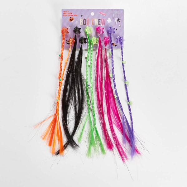 Girls Capelli New York 10pc. Boo Crew Braided Faux Hair w/ Charms - image 