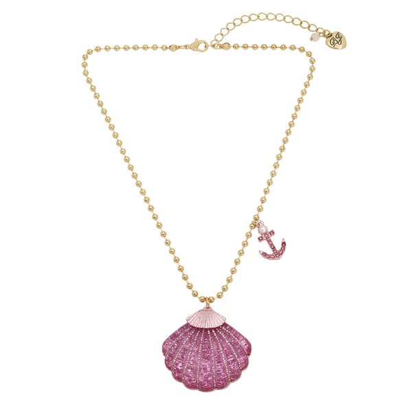 Betsey Johnson Seashell Pendant Necklace