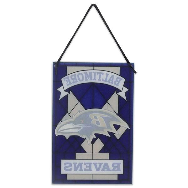 Open Road Ravens Logo Small Hanging Acrylic Wall Decor