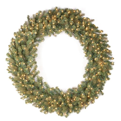 National Tree 48in. Pre-Lit LED Douglas(R) Fir Wreath - image 