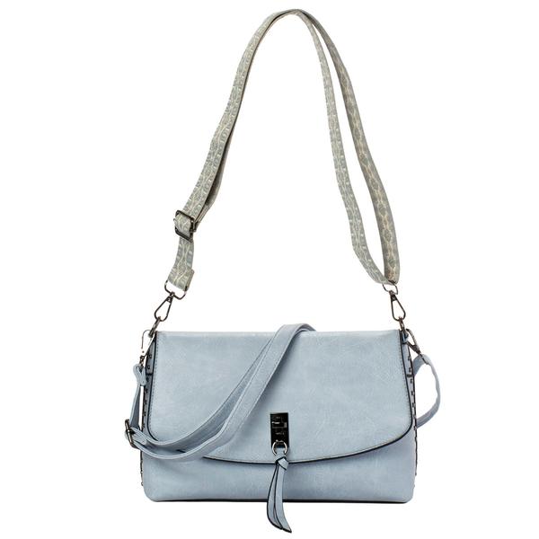 Sam & Hadley Solid Crossbody Bag with Studs