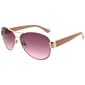 Womens Ashley Cooper(tm) Round Aviator Sunglasses - image 1