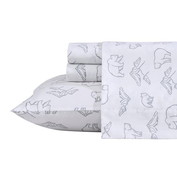 Eddie Bauer Smokey Bear Camp Cotton Percale Sheet Set - image 