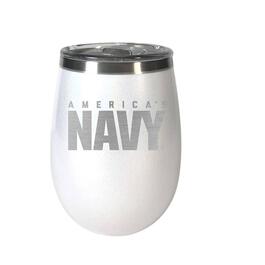 U.S. Navy Opal Wine Tumbler