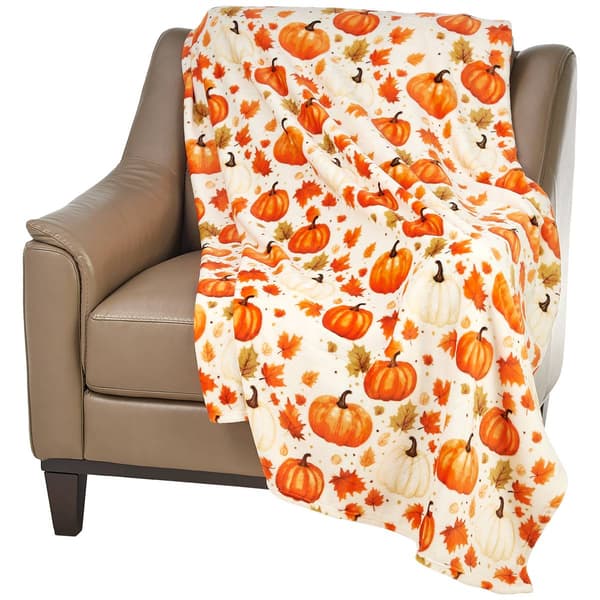 Ashley Cooper&#8482; Fall Harvest Plush Throw