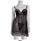 Womens Daisy Fuentes 2pc. Two Tone Lace Babydoll Set - image 2