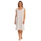 Plus Size Elizabeth & Nicole Sleeveless Floral Waltz Nightgown - image 1