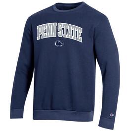 Mens Champion Penn State University Fleece Crew Sweatshirt