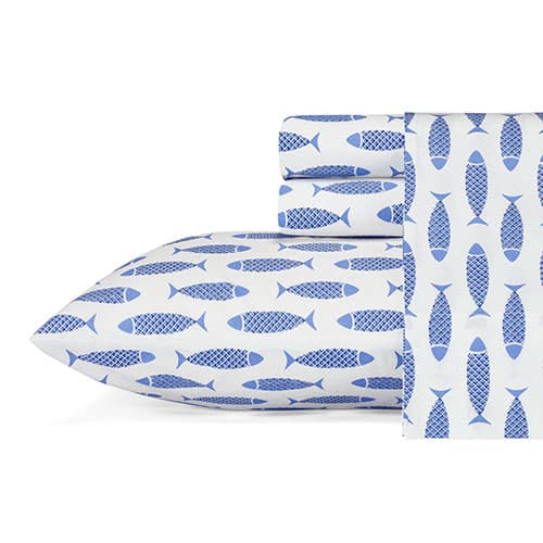 Nautica Fish Sheet Set - image 