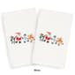 Linum Home Textiles Christmas Skating Party Hand Towel - Set of 2 - image 3