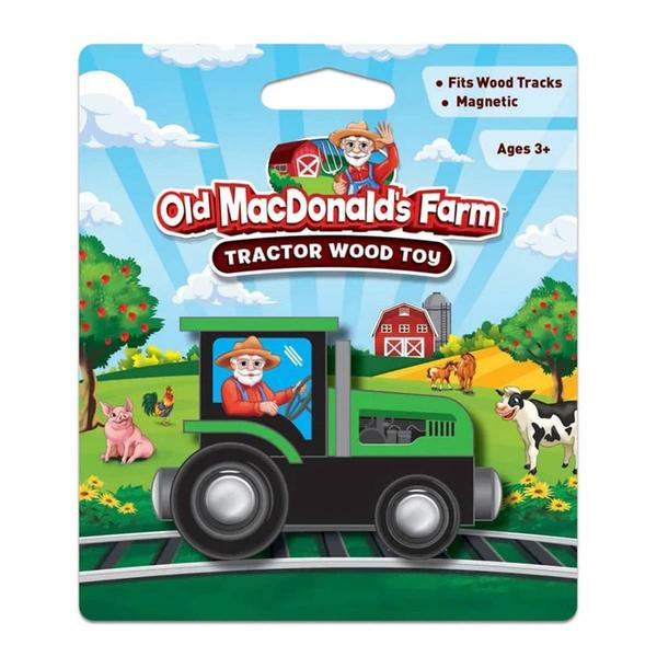 MasterPieces Old McDonald''s Farm Wood Toy Tractor