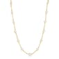 1928 Gold Tone Pearl Statement Necklace - image 1