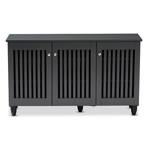 Baxton Studio Fernanda Wide Shoe Storage Cabinet