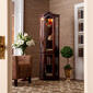 Southern Enterprises Lighted Corner Curio Cabinet - image 2