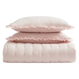 Laura Ashley Hailee Microfiber Reversible Quilt Set