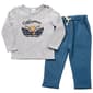 Baby Boy &#40;12-24M&#41; bon bebe Wanderer Long Sleeve Top & Joggers Set - image 1