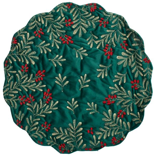 Berries & Leaves Velvet Placemat - image 