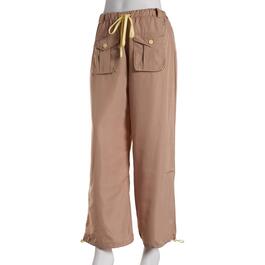 Love Tree Womens Juniors Corduroy High Rise Trouser Pants (Khaki