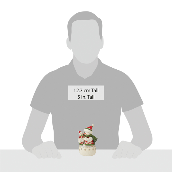 Jim Shore Heartwood Creek Snowmom with Snowbaby Figurine