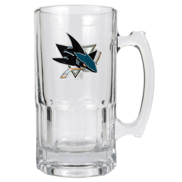 Great American Products NHL San Jose Sharks Glass Macho Mug - image 