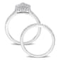 Diamond Classics™ 14kt. White Gold 1/2ctw. Diamond Halo Set - image 3