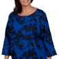 Plus Size Alfred Dunner Dinner Theater Textured Floral Blouse - image 5