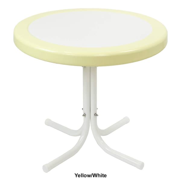 Northlight Seasonal 22in.Outdoor Retro Tulip Side Table