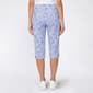 Plus Size Napa Valley Paisley Super Stretch Tab Capris - image 2