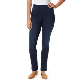 Petite Gloria Vanderbilt Amanda Pull On Jeans