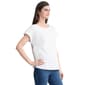 Womens Jones New York Short Sleeve Eyelet Side Button Blouse - image 3