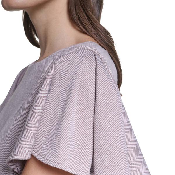 Womens Tommy Hilfiger Flutter Sleeve Herringbone Sheath Dress