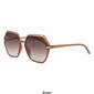 Womens Tropi-Cal Jasmine Geometric Faceted Sunglasses - image 3