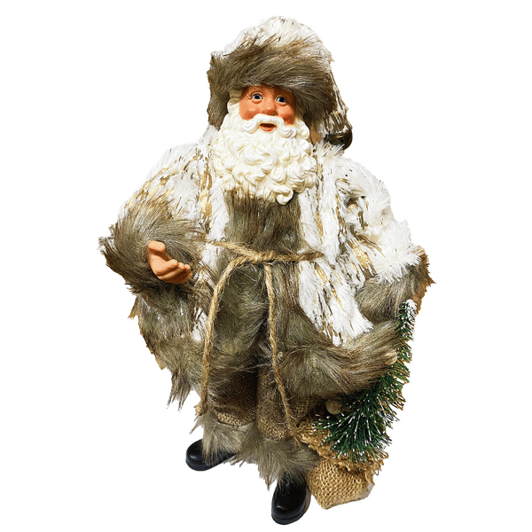 Santa''s Workshop 10in. Woodsman Santa
