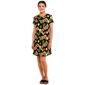 Plus Size Harlow & Rose Short Sleeve Print Swing Dress - image 1