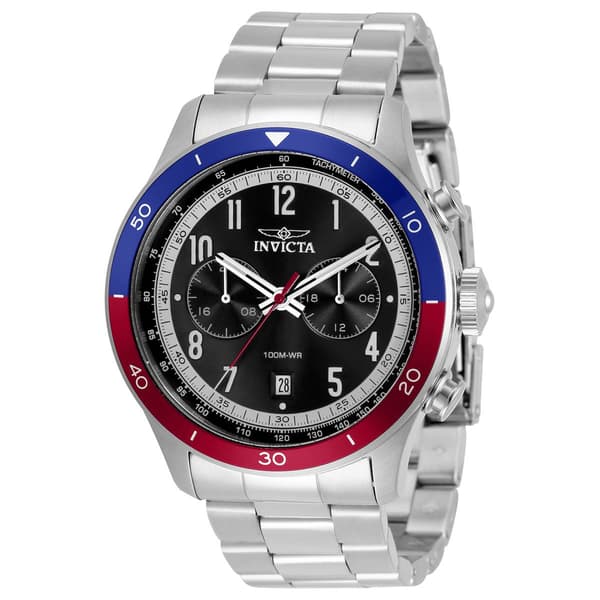 Mens Invicta Speedway 46mm Black Dial Quartz Watch - 33964 - image 