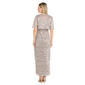 Womens R&M Richards Scroll Tiered Gown with Lace Bolero Jacket - image 2
