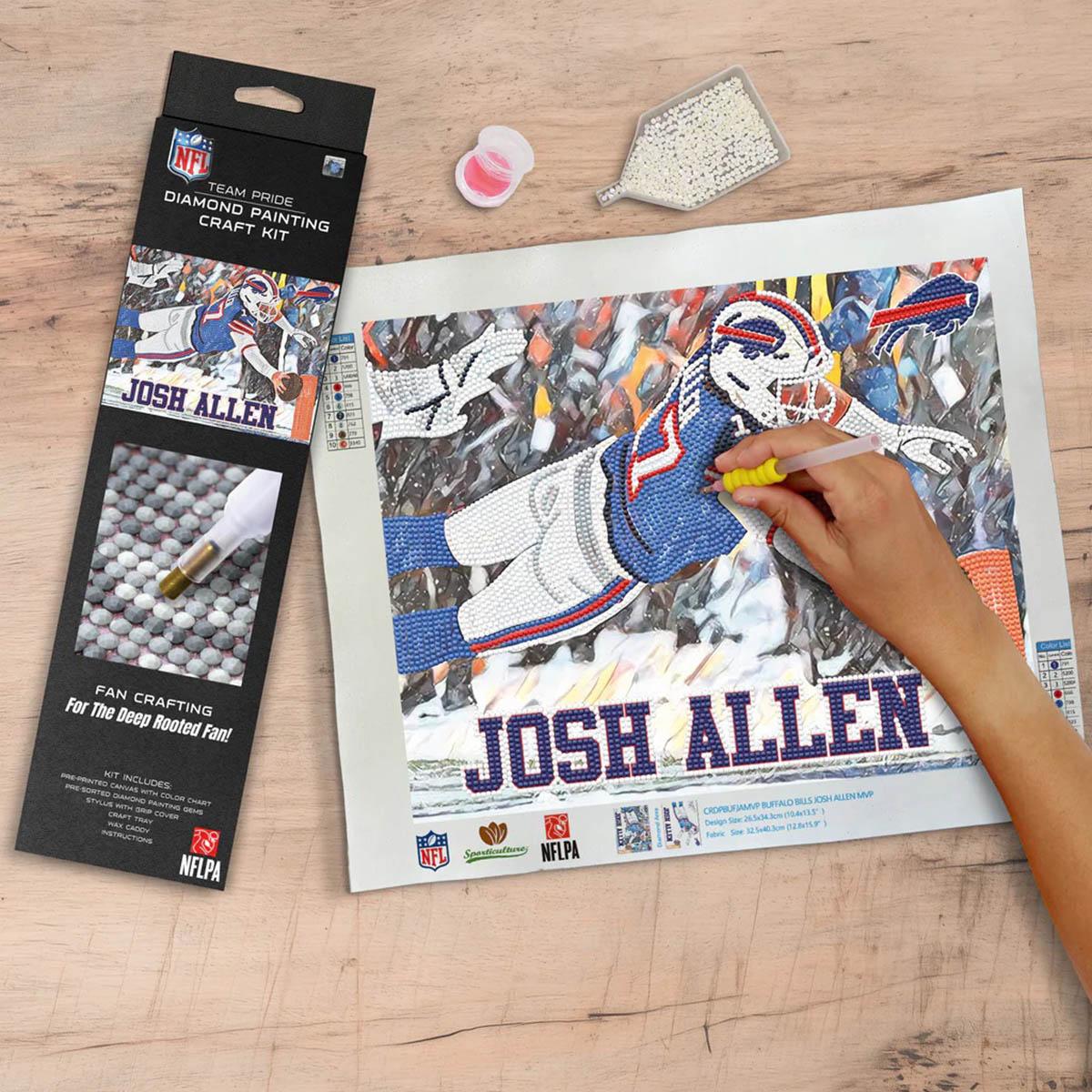 Sporticulture™ Bills Allen MVP Diamond Painting Art