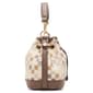 Anne Klein Graphic Tile Small Bucket Bag - Mink - image 3