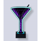 Simplee Adesso Infinity Neon Martini Glass Table/Wall Lamp - image 7