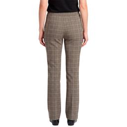 Petite Zac & Rachel Plaid Straight Leg Pants