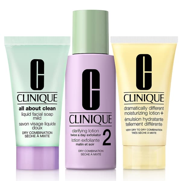 Clinique Healthy Skin Routine: Mini 3-Step Dry Skin Skincare Set