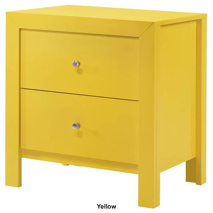 Passion Furniture Burlington 2-Drawer Nightstand