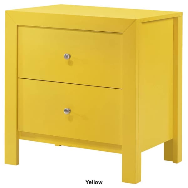 Passion Furniture Burlington 2-Drawer Nightstand