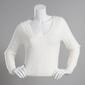 Juniors No Comment Jessica Cable Knit Sweater - image 1